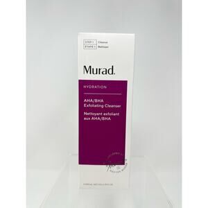 New in box Murad Hydration AHA / BHA Exfoliating Cleanser 200 mL | 6.75 fl oz